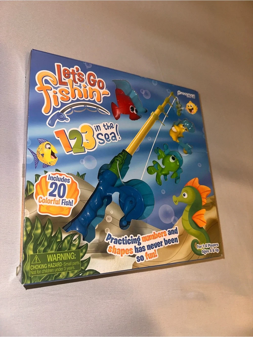 Let's Go Fishin' 123 in the Sea! by Pressman - Toy Fishing Game